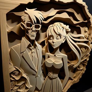 3D model Detective Conan The Bride of Halloween anime (STL)